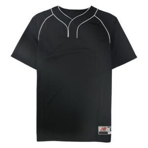 New Balance Boys Baseball Jersey, Black, Youth Sz. L